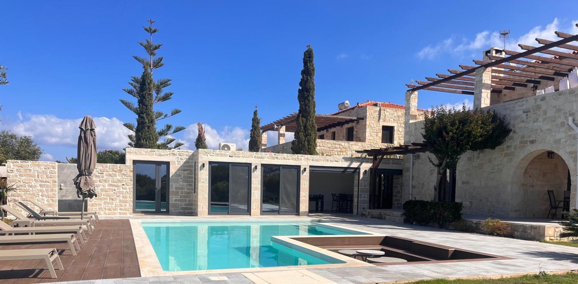 Villa Gloria Seaview - Luxury & Family Kokkino Chorio Exteriör bild